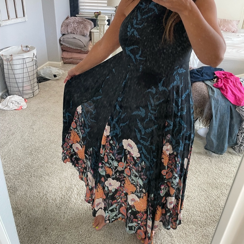 Free People backless maxi XS